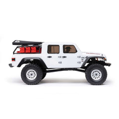 Axial 1/24 SCX24 JEEP JT GLADIATOR 4WD ROCK CRAWLER BRUSHED RTR - WHITE - HeliDirect