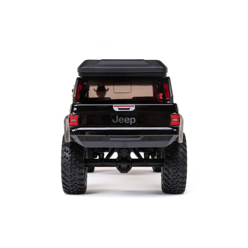 Axial 1/24 SCX24 JEEP JT GLADIATOR 4WD ROCK CRAWLER BRUSHED RTR - BLACK - HeliDirect