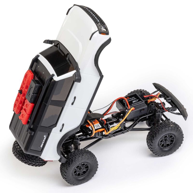 Axial 1/24 SCX24 Ford Bronco 4X4 RTR Brushed Rock Crawler (Battery & Charger Included) - White