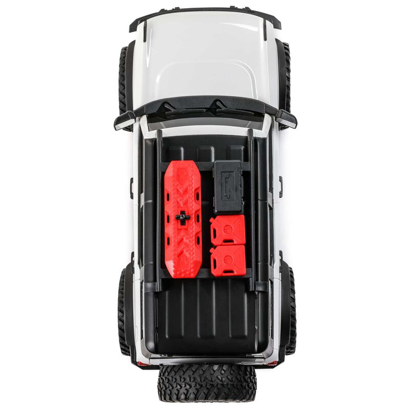Axial 1/24 SCX24 Ford Bronco 4X4 RTR Brushed Rock Crawler (Battery & Charger Included) - White