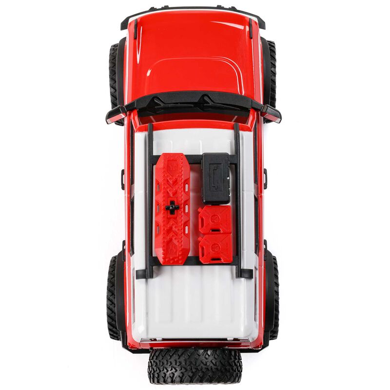 Axial 1/24 SCX24 Ford Bronco 4X4 RTR Brushed Rock Crawler (Battery & Charger Included) - Red