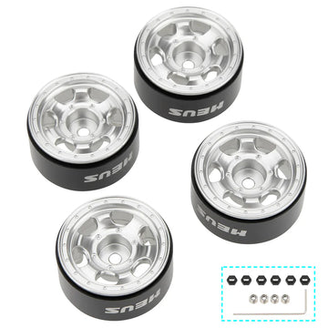 MEUS Racing 0.7-inch Beadlock Wheels Rims Deep-Dish Wheel for 1/30 Axial SCX30 1/32 Redcat Ascent-32