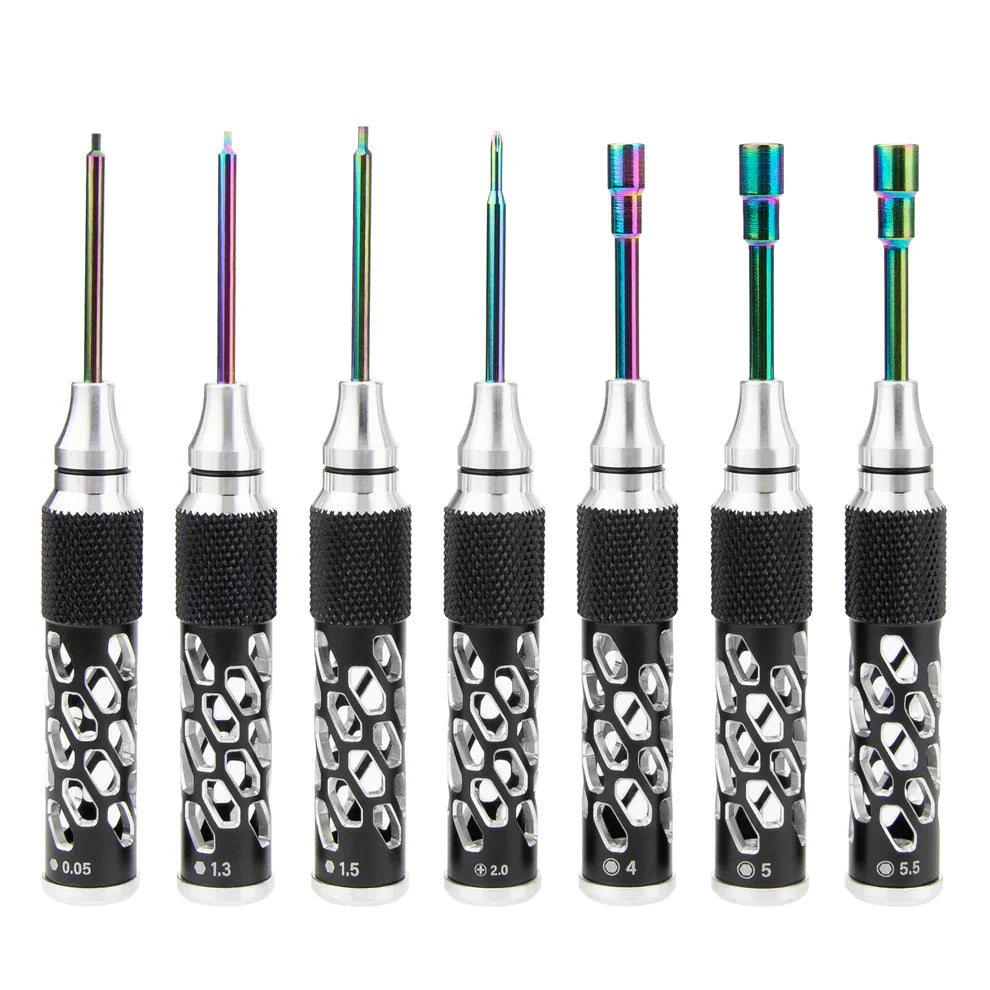 MEUS Racing RC Hex Screwdriver Phillips Screwdriver/Nut Drive Tool Set for Axial 1/24 SCX24 Traxxas 1/18 TRX4M RC Crawler