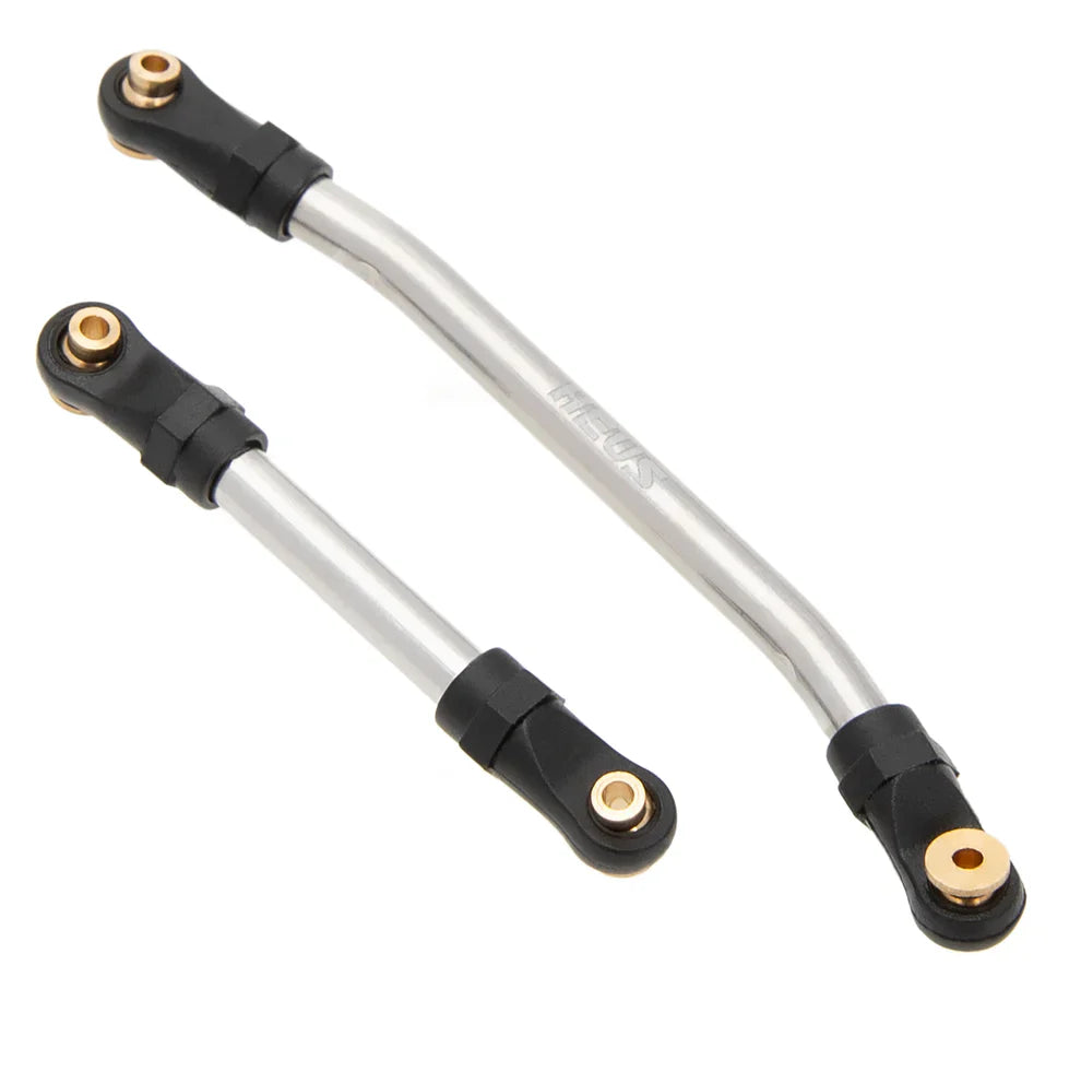 MEUS Racing 10pcs Metal High Clearance Chassis & Steering Links Set for 1/24 AX24 XC-1 RC Crawler Car
