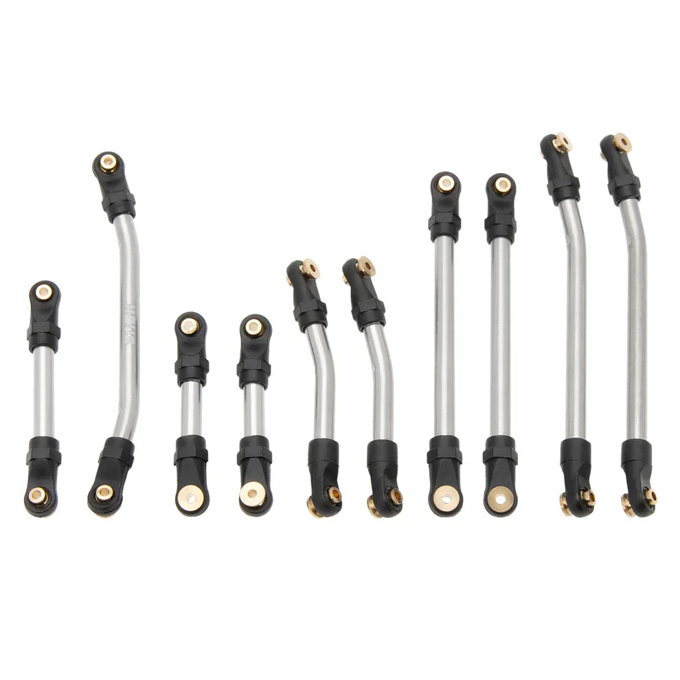 MEUS Racing Metal High Clearance Chassis Links for 1/24 SCX24 Lexus GX 470