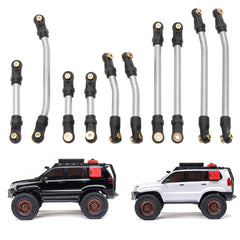 MEUS Racing Metal High Clearance Chassis Links for 1/24 SCX24 Lexus GX 470