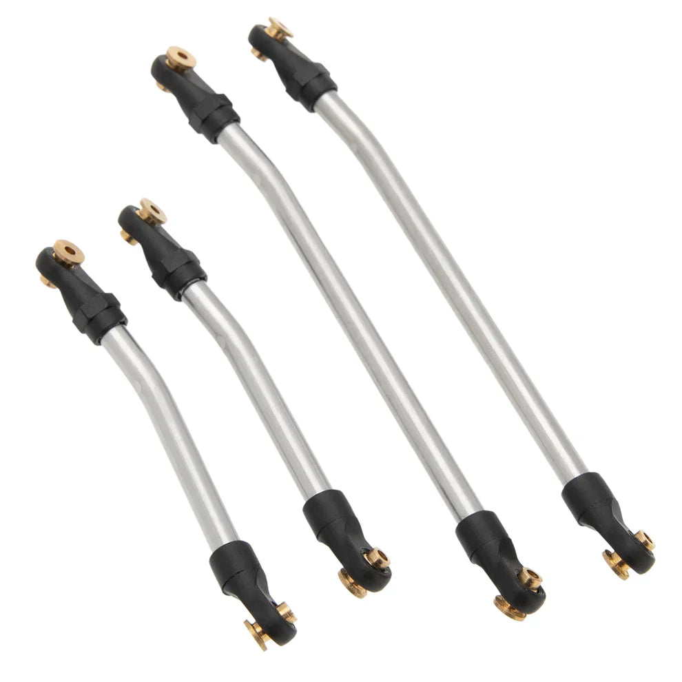 MEUS Racing 10pcs Metal High Clearance Chassis & Steering Links for 1/24 SCX24 Gladiator Power Wagon