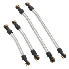 MEUS Racing 10pcs Metal High Clearance Chassis & Steering Links for 1/24 SCX24 Gladiator Power Wagon