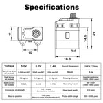 MEUS Racing SCX30 V2 Coreless High Torque Servo for 1/30 Axial SCX30 RC Crawler