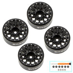 MEUS Racing 0.7-inch Beadlock Wheels Rims Deep-Dish Wheel for 1/30 Axial SCX30 1/32 Redcat Ascent-32