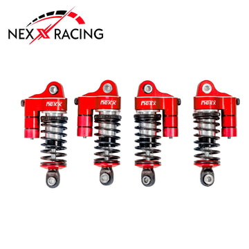 Nexx Racing Reservoir Shocks (4pcs) for Losi 1/12 Nascar - Red