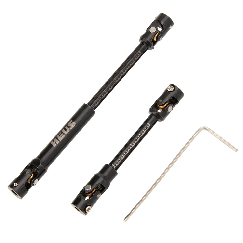 MEUS Racing Metal SCX24 Cuttable Drive Shaft for Axial SCX24