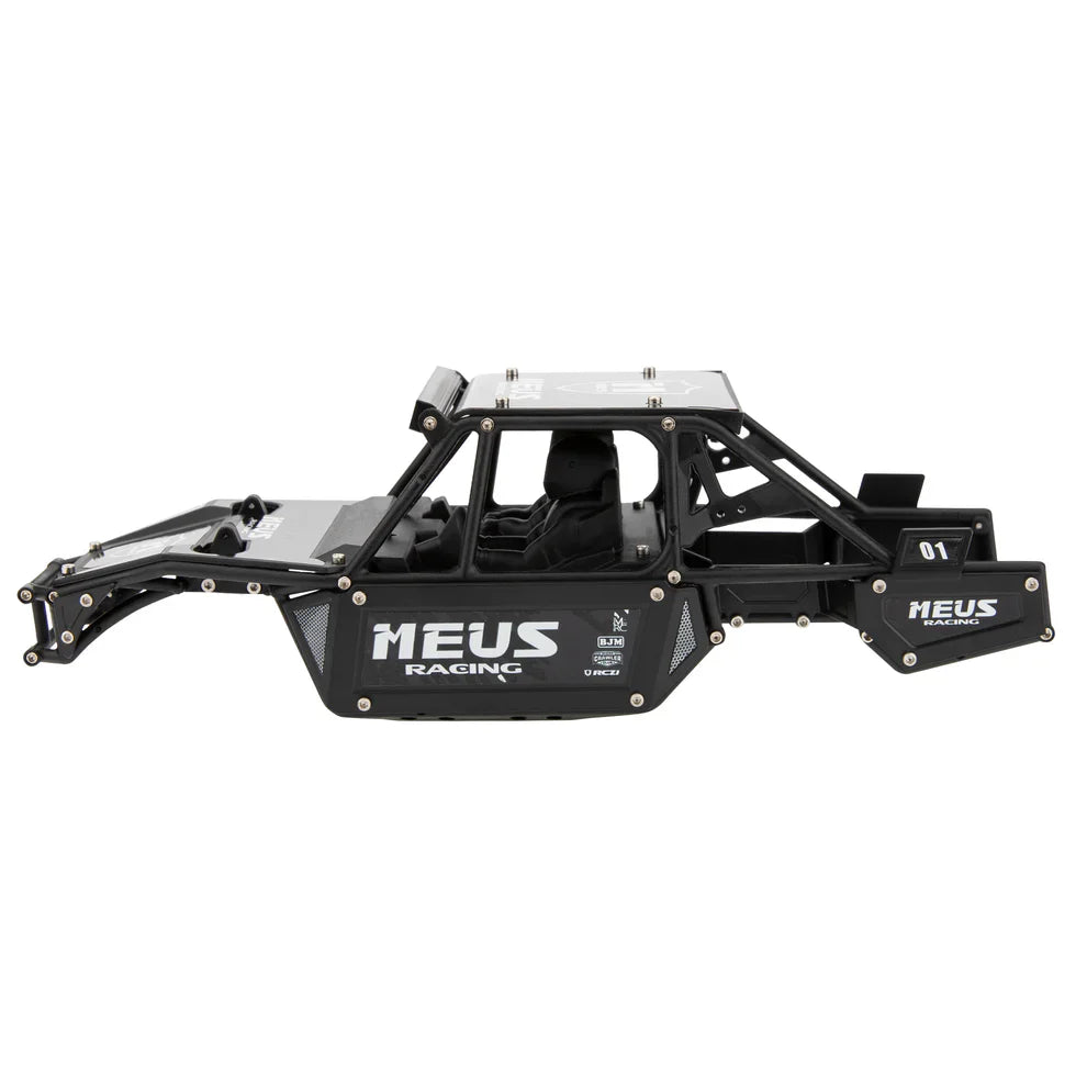 MEUS Racing SCX24 Mantis Roll Cage Body Shell Chassis Kit for 1/24 Axial SCX24 C10 Bronco Wrangler