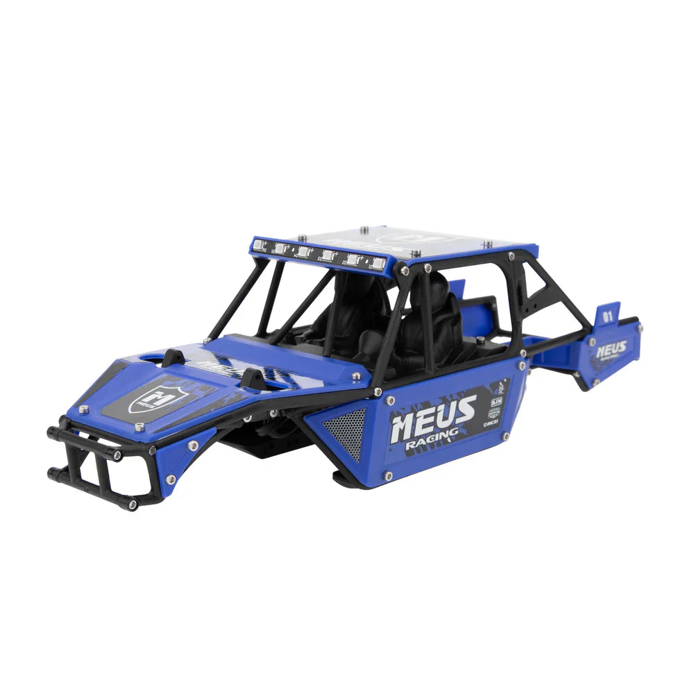MEUS Racing SCX24 Mantis Roll Cage Body Shell Chassis Kit for 1/24 Axial SCX24 C10 Bronco Wrangler