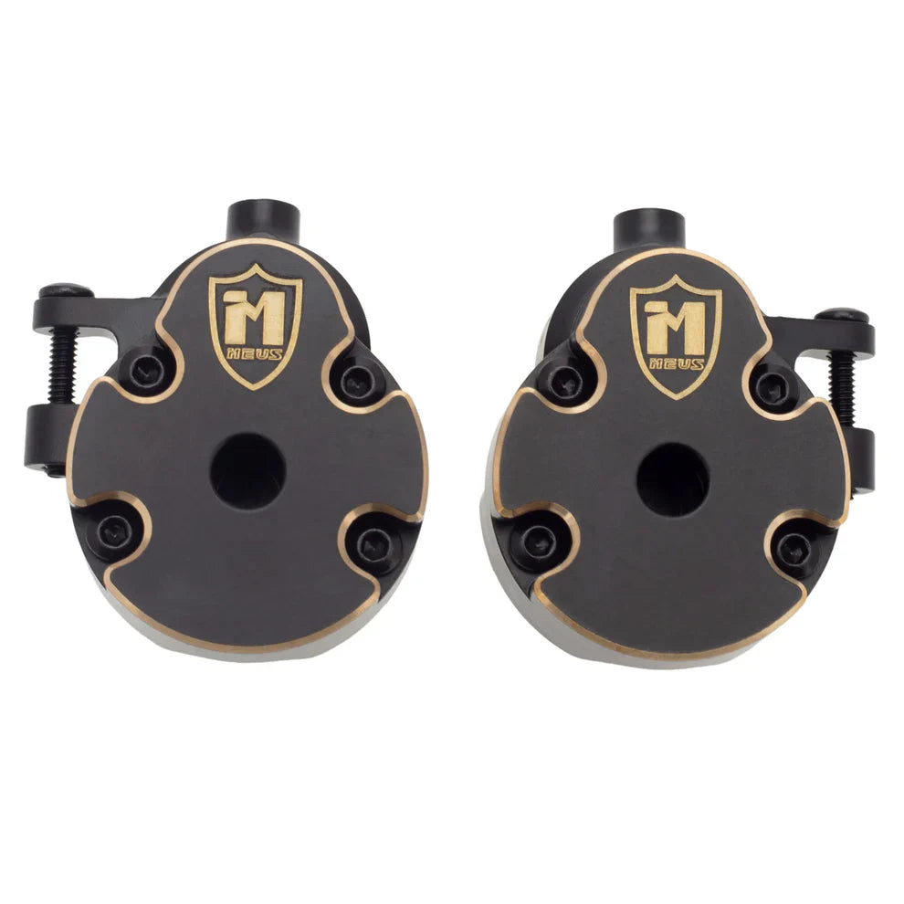 MEUS Racing Brass Steering Knuckles+Front Axle Weights Cover for 1/18 Redcat Ascent-18 RC Crawler