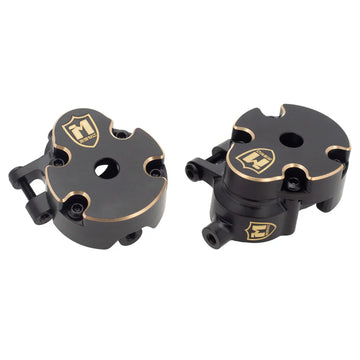 MEUS Racing Brass Steering Knuckles+Front Axle Weights Cover for 1/18 Redcat Ascent-18 RC Crawler