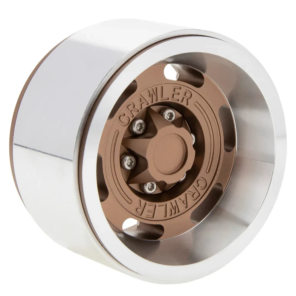 MEUS Racing Aluminum 1.9 Beadlock Wheels for 1/10 TRX4 TRX6 Axial SCX10 I II III Redcat GEN7 GEN8