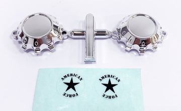 CD0632 American Force H01 CONTRA Wheel Cap (Chrome, w/ decal) - HeliDirect