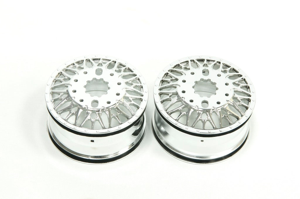 CD0641 KG1 Forged KD014 TRIDENT–D Wheels (FRONT, 40mm width, CHROME) 2 pcs - HeliDirect