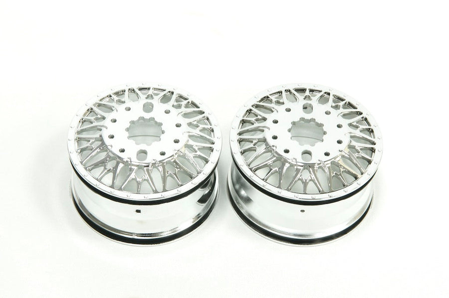 CD0641 KG1 Forged KD014 TRIDENT–D Wheels (FRONT, 40mm width, CHROME) 2 pcs - HeliDirect