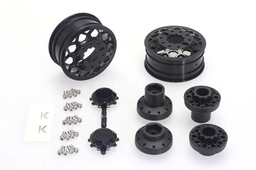 CEN Racing CD0657 KG1 Forged KD014 TRIDENT–D Wheel (gunmetal, front, 40mm width) 2pcs