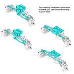 MEUS Racing CHEAT CODE V2 Capra 1.9 Isokinetic Portal Axles for 1/10 Axial Capra 1.9 & DIY SCX10 SCX10 II SCX10 III SCX10 Pro