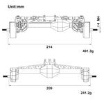 MEUS Racing CHEAT CODE V2 Capra 1.9 Isokinetic Portal Axles for 1/10 Axial Capra 1.9 & DIY SCX10 SCX10 II SCX10 III SCX10 Pro