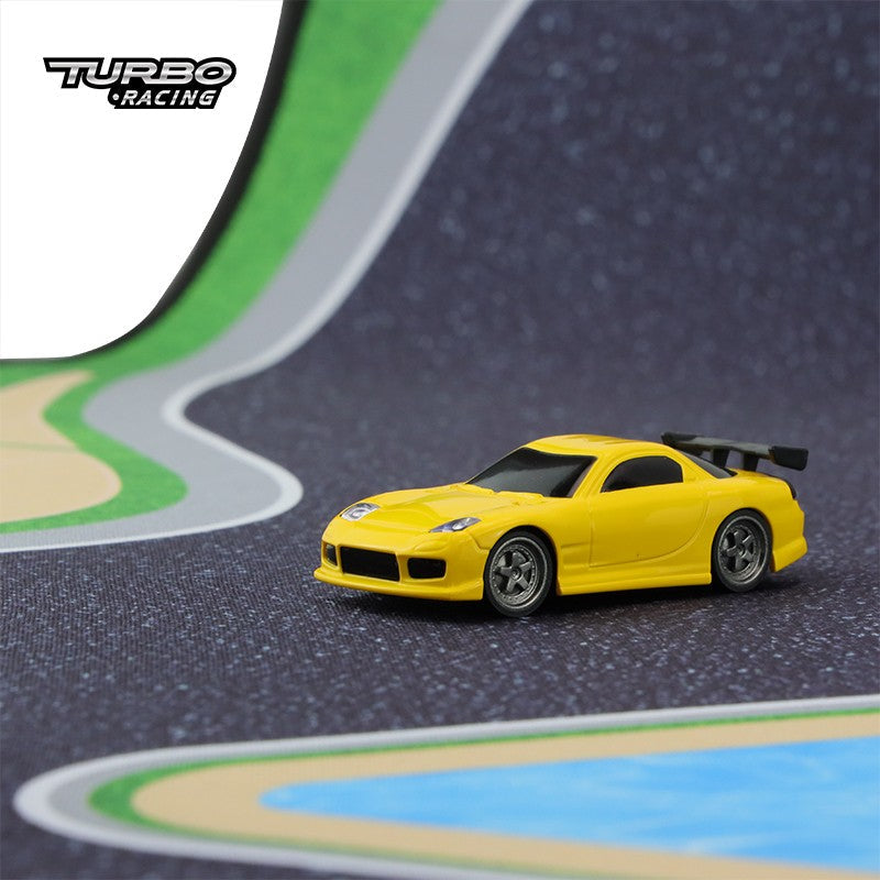 Turbo Racing  1:76 Racing Car track mat - Fast Layout - HeliDirect