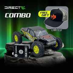 HobbyPlus CR-18P PRO Brushless Juice Up Edition (Yellow) With TORQ MLS-1024 Premium DIRECT-MOUNT Servo