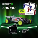 Losi 1/24 Micro-B 2WD Buggy RTR (White) With TORQ Coreless Titanium Gear 7g Micro Servo, aluminum servo horn & Servo Mount - Big Savings $11.93 Off