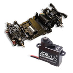 Atomic MRT EVO 1/28 Racing Chassis Kit (No electronics) With AGFRC Aluminum Case 20T High Precision 3KG 0.052Sec MG 7g Micro Digital Servo