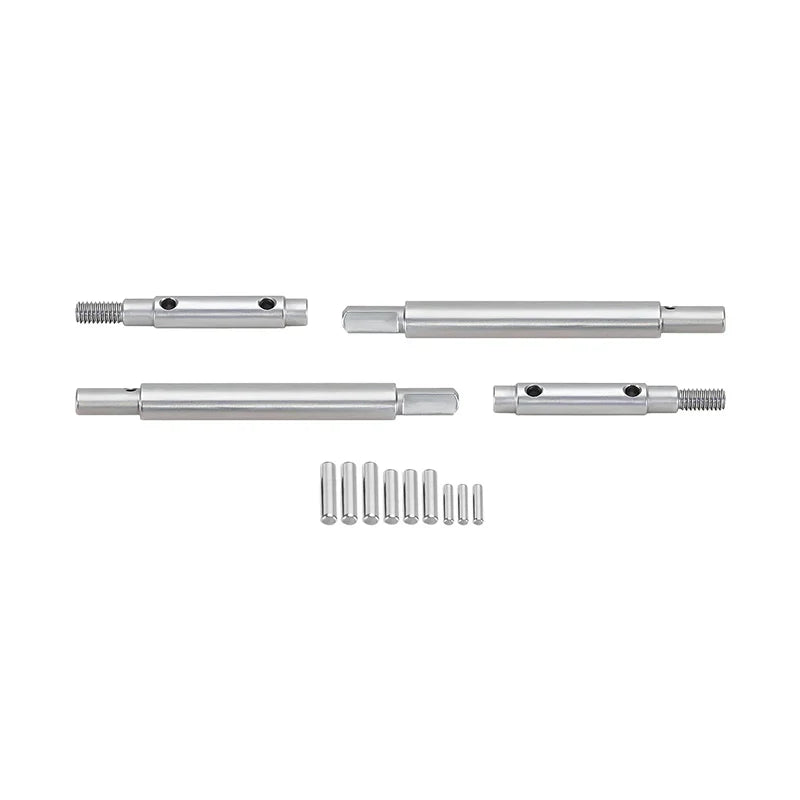 INJORA Stainless Steel Portal Axle ( Front & Rear ) Shafts for 1/18 Redcat Ascent-18