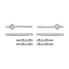 INJORA Stainless Steel Portal Axle ( Front & Rear ) Shafts for 1/18 Redcat Ascent-18