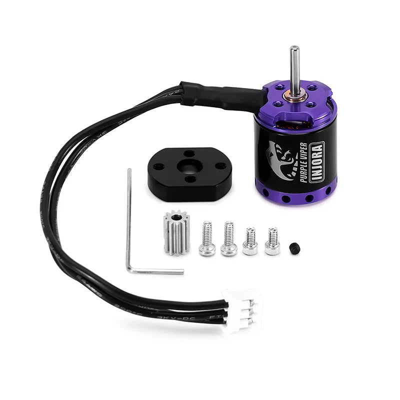 INJORA Brushless Motor 1721 Purple Viper for 1/18 TRX4M/ Ascent-18