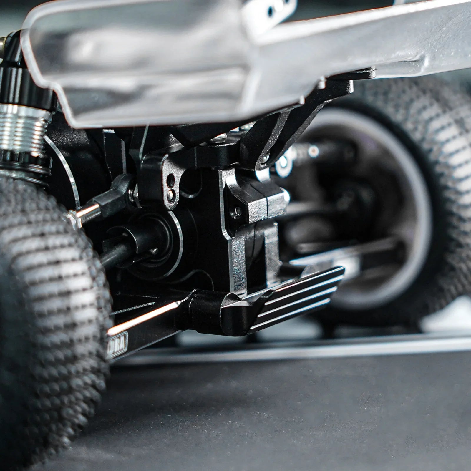 INJORA Aluminum Rear Pin Mounts for 1/24 Buggy Losi Micro-B