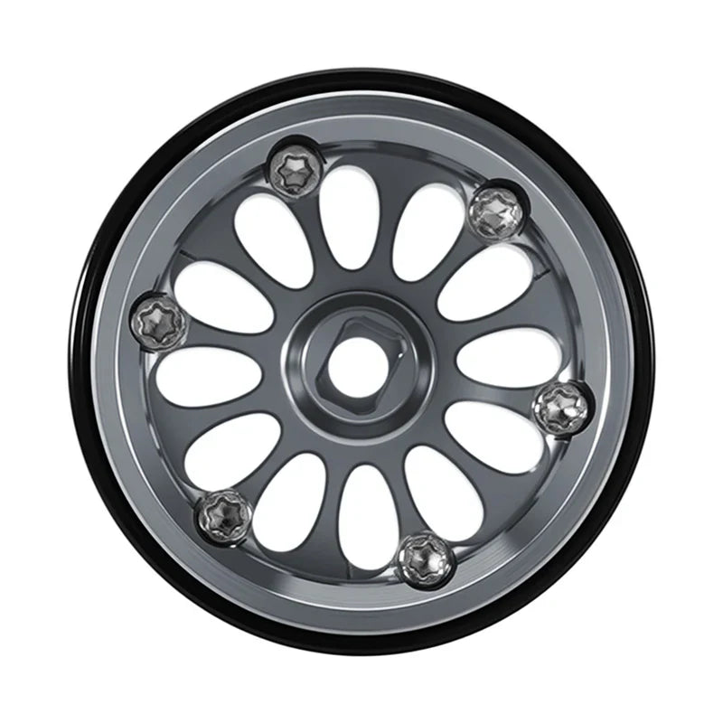 INJORA 0.7" D19 Ripple Aluminum Wheels for 1/30 SCX30