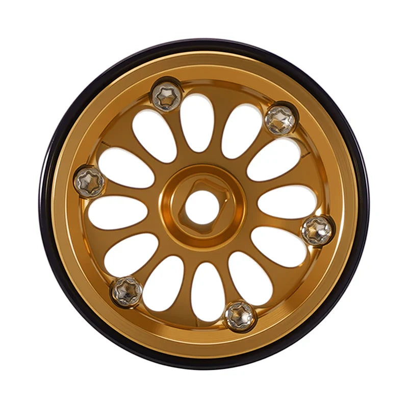 INJORA 0.7" D19 Ripple Aluminum Wheels for 1/30 SCX30