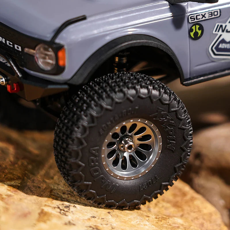 INJORA 0.7" D19 Ripple Aluminum Wheels for 1/30 SCX30