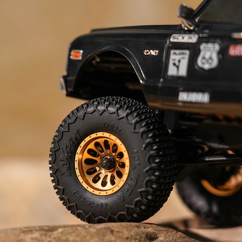 INJORA 0.7" D19 Ripple Aluminum Wheels for 1/30 SCX30