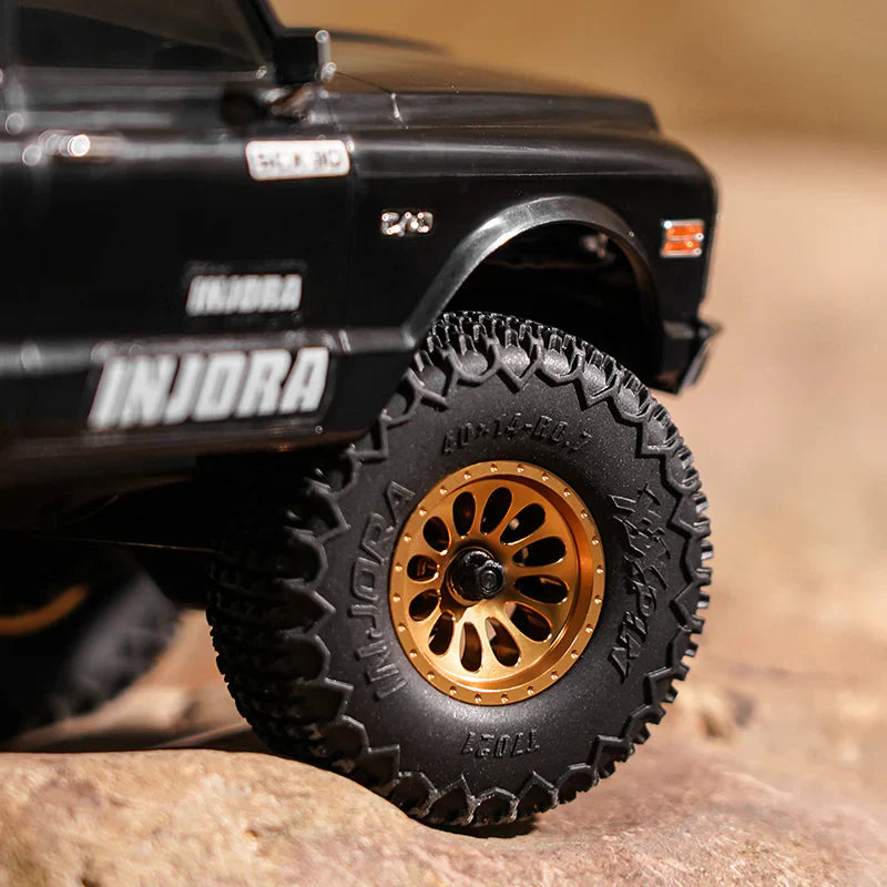 INJORA 0.7" D19 Ripple Aluminum Wheels for 1/30 SCX30