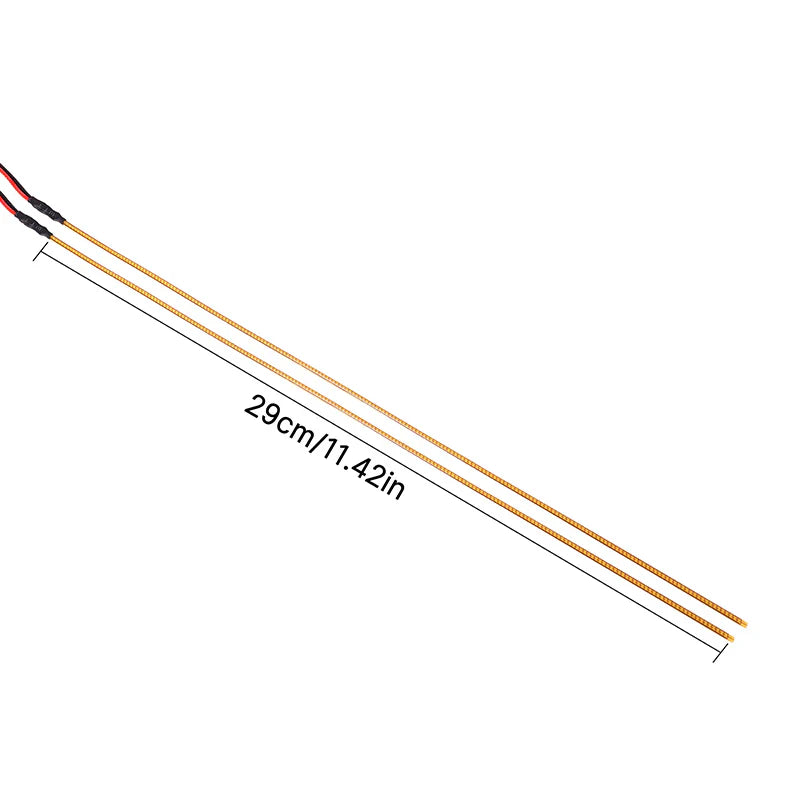 INJORA Flexible Cuttable LED Strip Lights for 1/24 1/18 RC Cars - Yellow