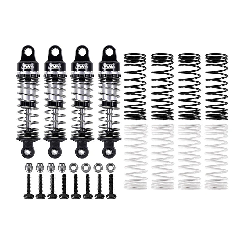 INJORA 59mm Aluminum Oil Shocks for ARRMA MOJAVE TYPHON GRANITE GROM