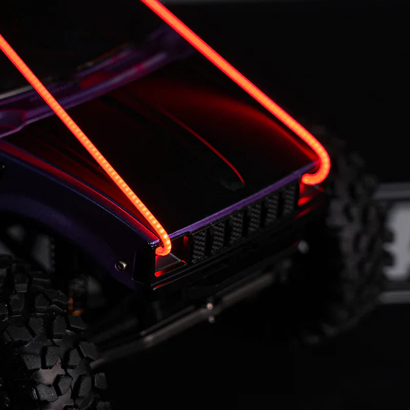 INJORA Flexible Cuttable LED Strip Lights for 1/24 1/18 RC Cars - Red