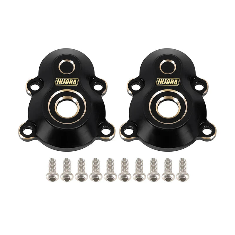 INJORA Brass Front Outer Portal Housings Steering Knuckles For 1/18 Redcat Ascent18 - HeliDirect