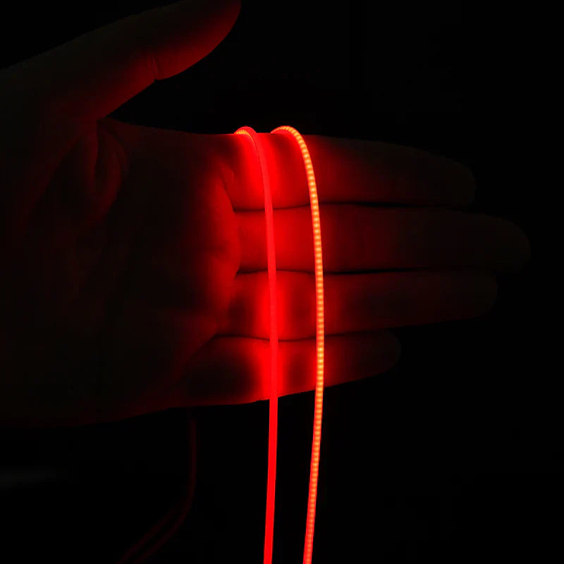 INJORA Flexible Cuttable LED Strip Lights for 1/24 1/18 RC Cars - Red