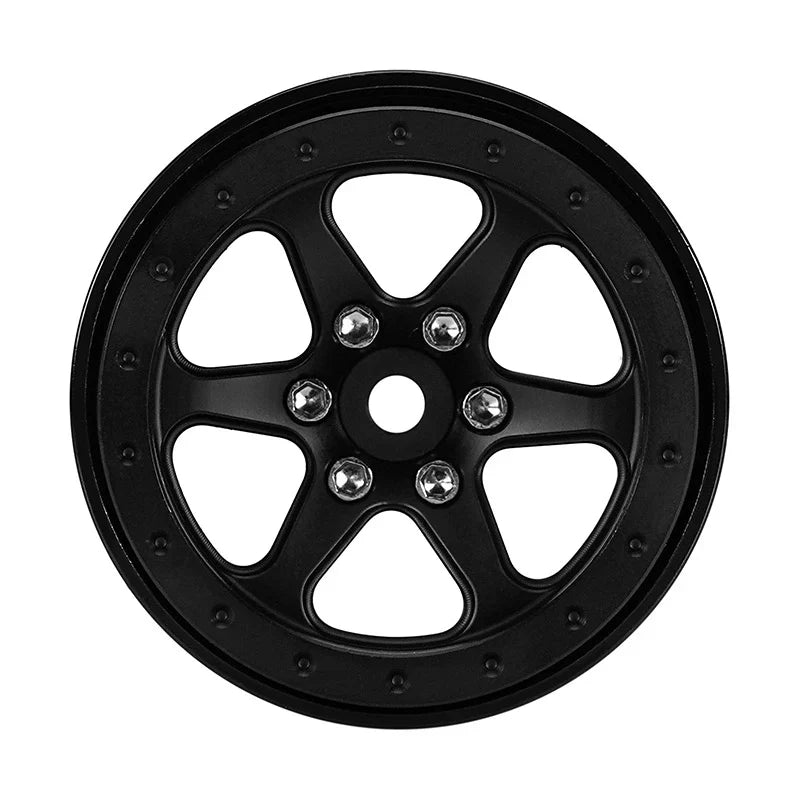 INJORA 1.3" Aluminum Beadlock Wheels offset -4.05mm for 1/24 1/18 RC Crawlers