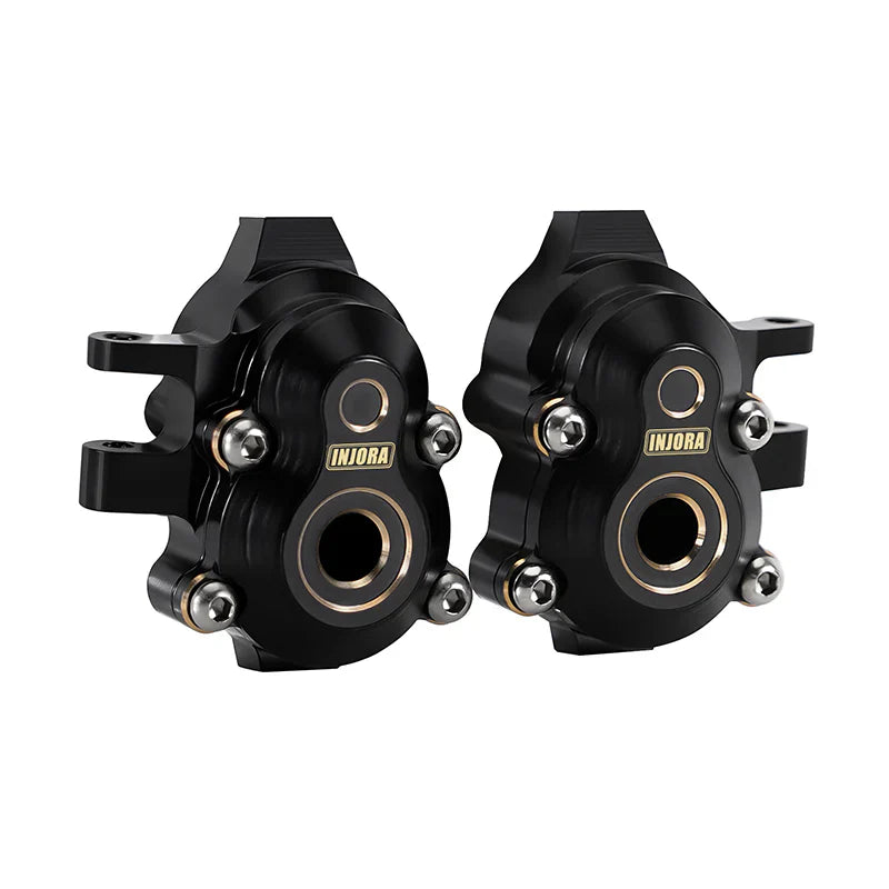 INJORA Brass Front Outer Portal Housings Steering Knuckles For 1/18 Redcat Ascent18 - HeliDirect