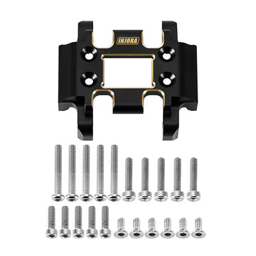 INJORA 21g Brass Skid Plate Transmission Mount For 1/18 Redcat Ascent18 - HeliDirect