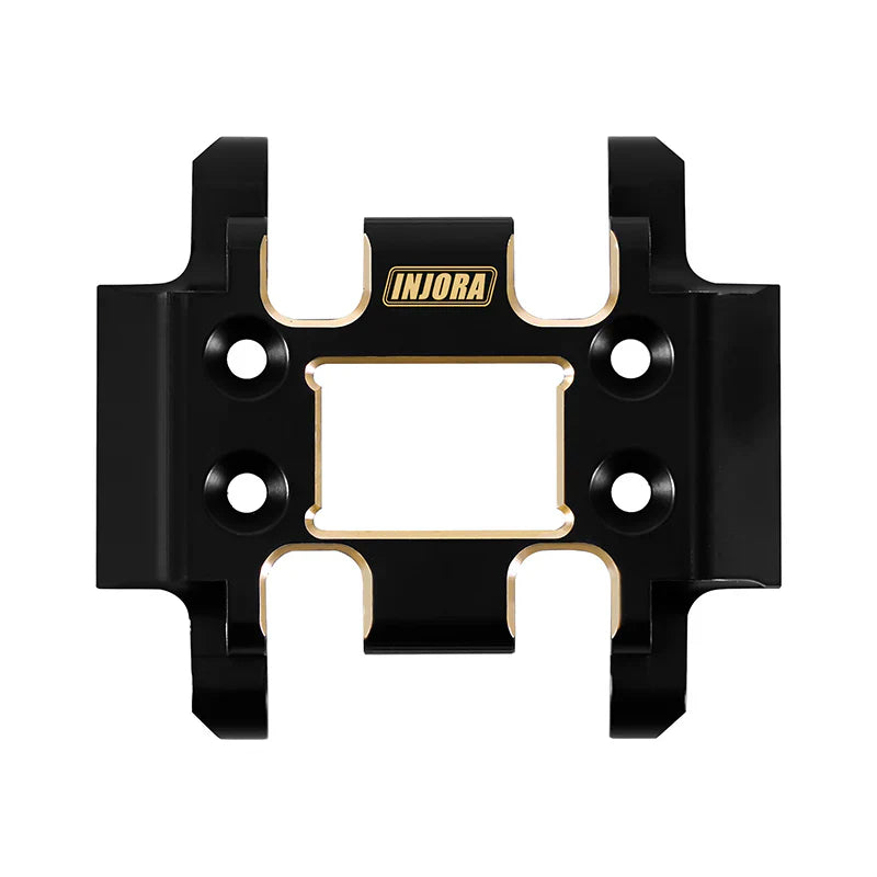 INJORA 21g Brass Skid Plate Transmission Mount For 1/18 Redcat Ascent18 - HeliDirect