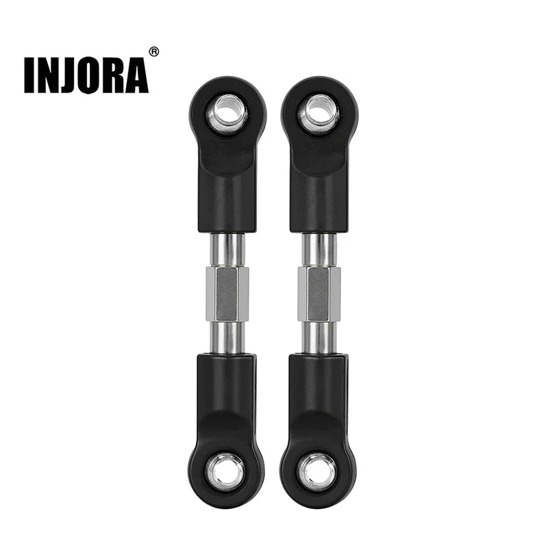 INJORA Stainless Steel Steering Links for 1/16 Arrma Mojave Grom